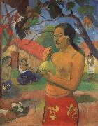 Paul Gauguin Woman Holding a Fruit Germany oil painting artist